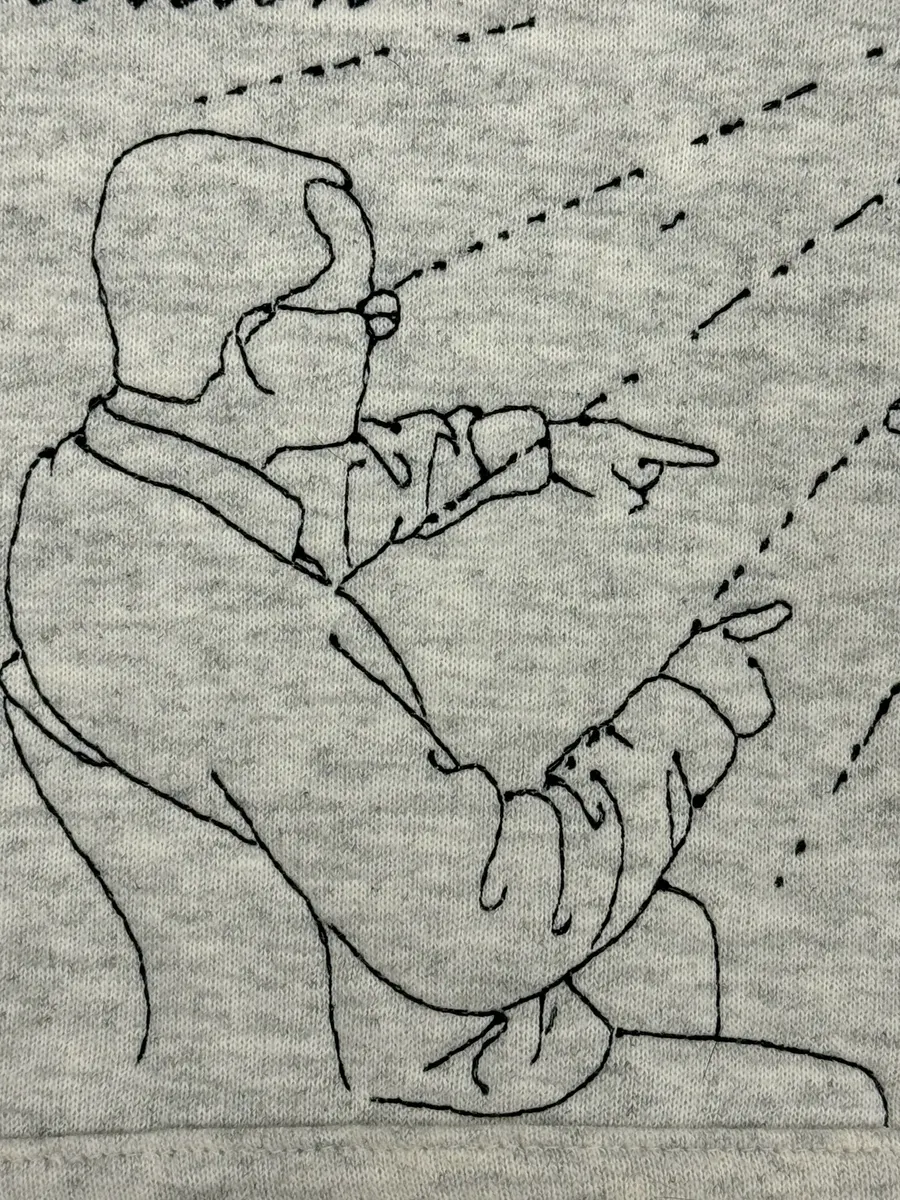 Cow Control stitch detail