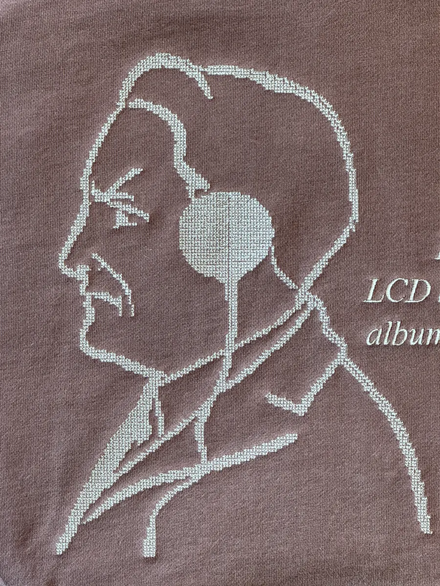 LCD Soundsystem stitch detail