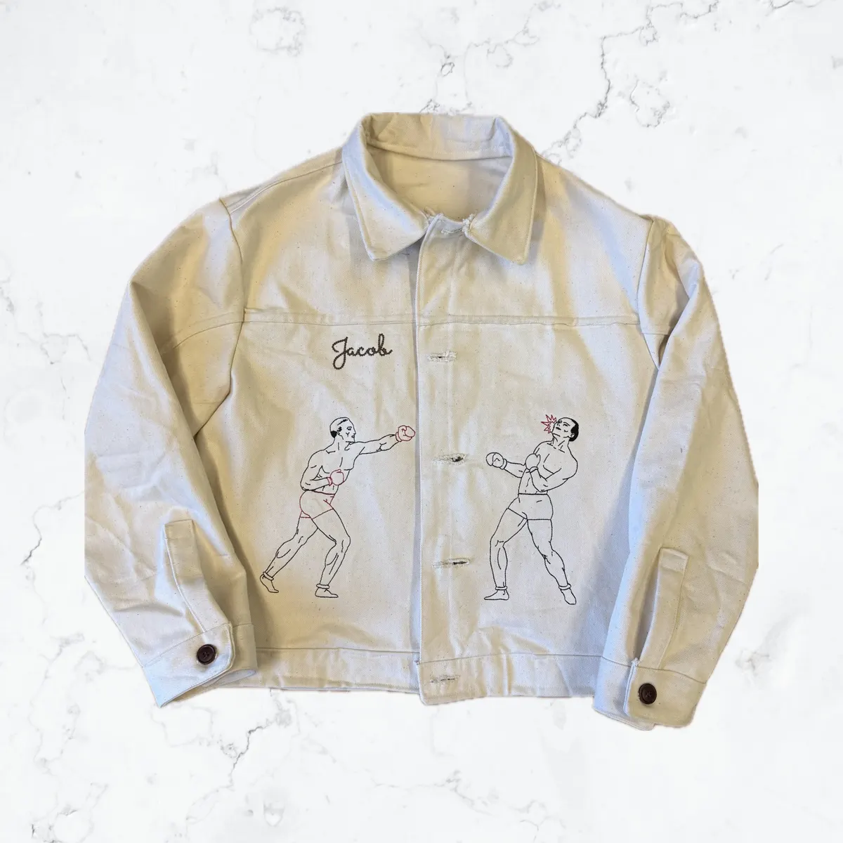 Boxing club jacket, full view