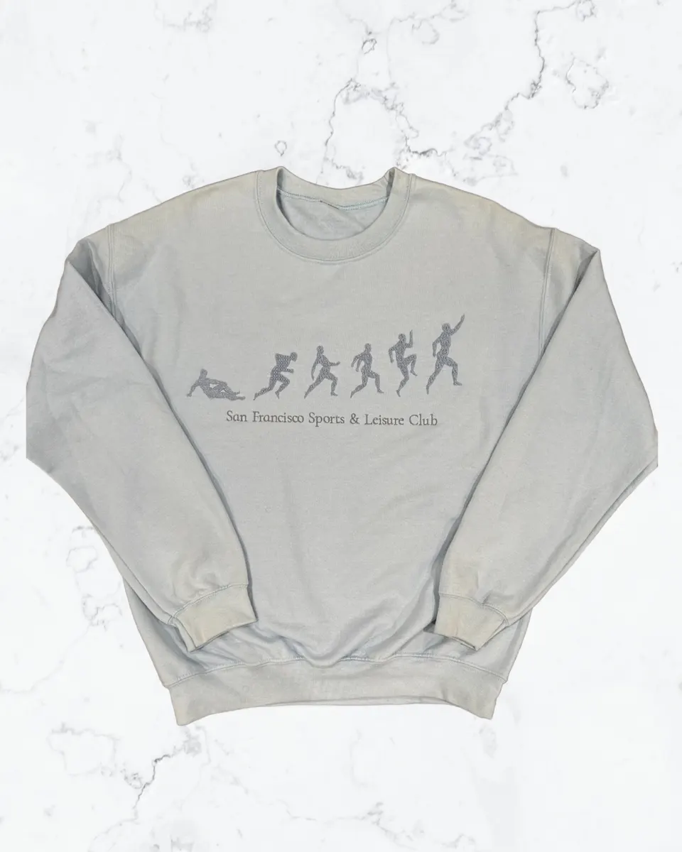 SFSLC crewneck, full view