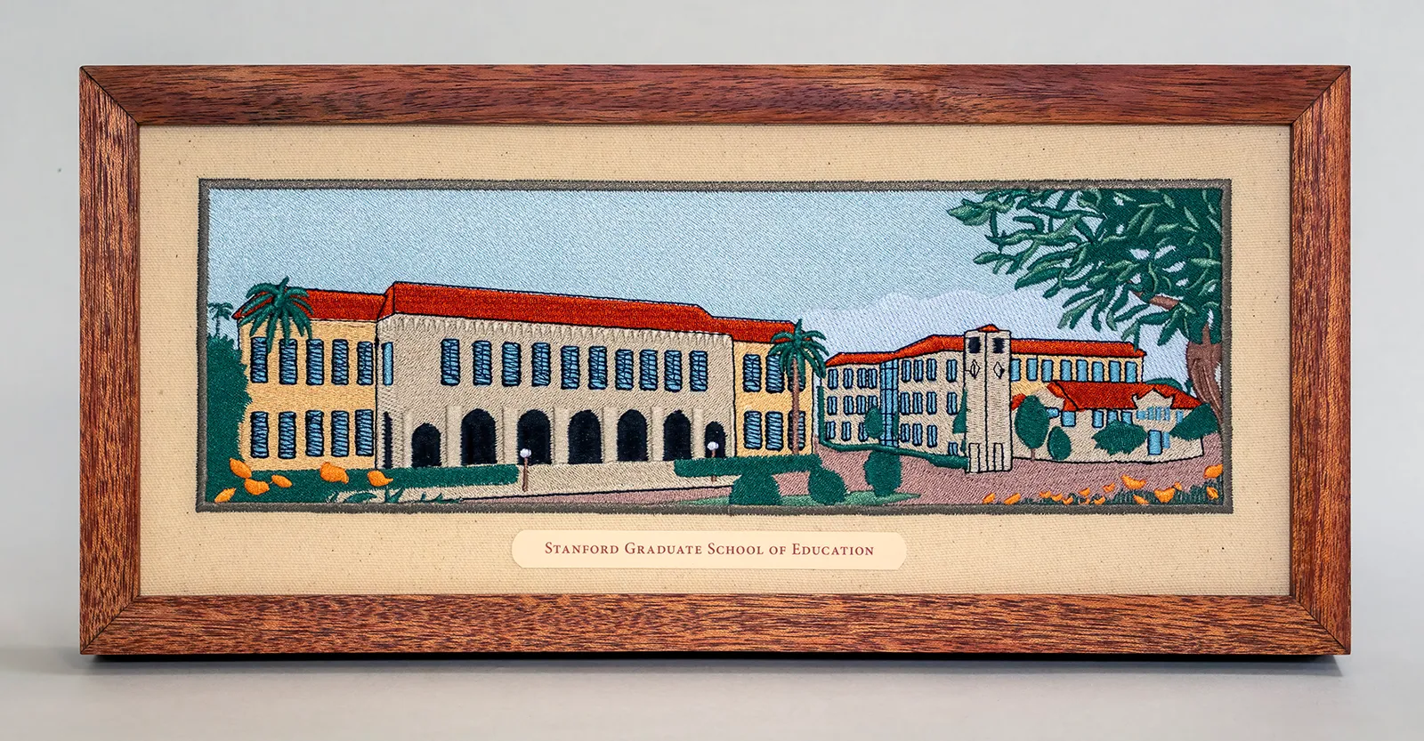 GSE embroidery, front